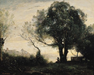 Souvenir de Castel Gandolfo - Jean Baptiste Camille Corot